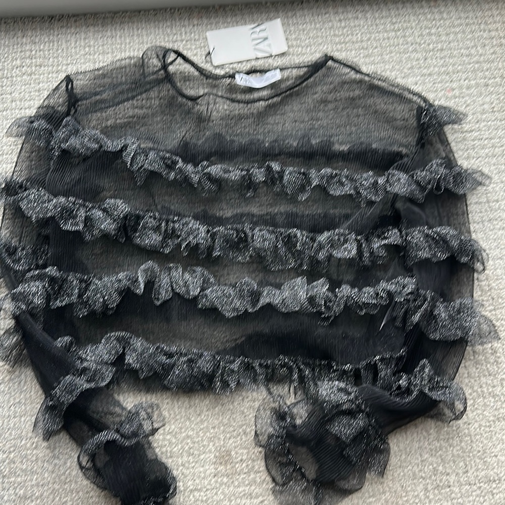 ZARA MESH TOP